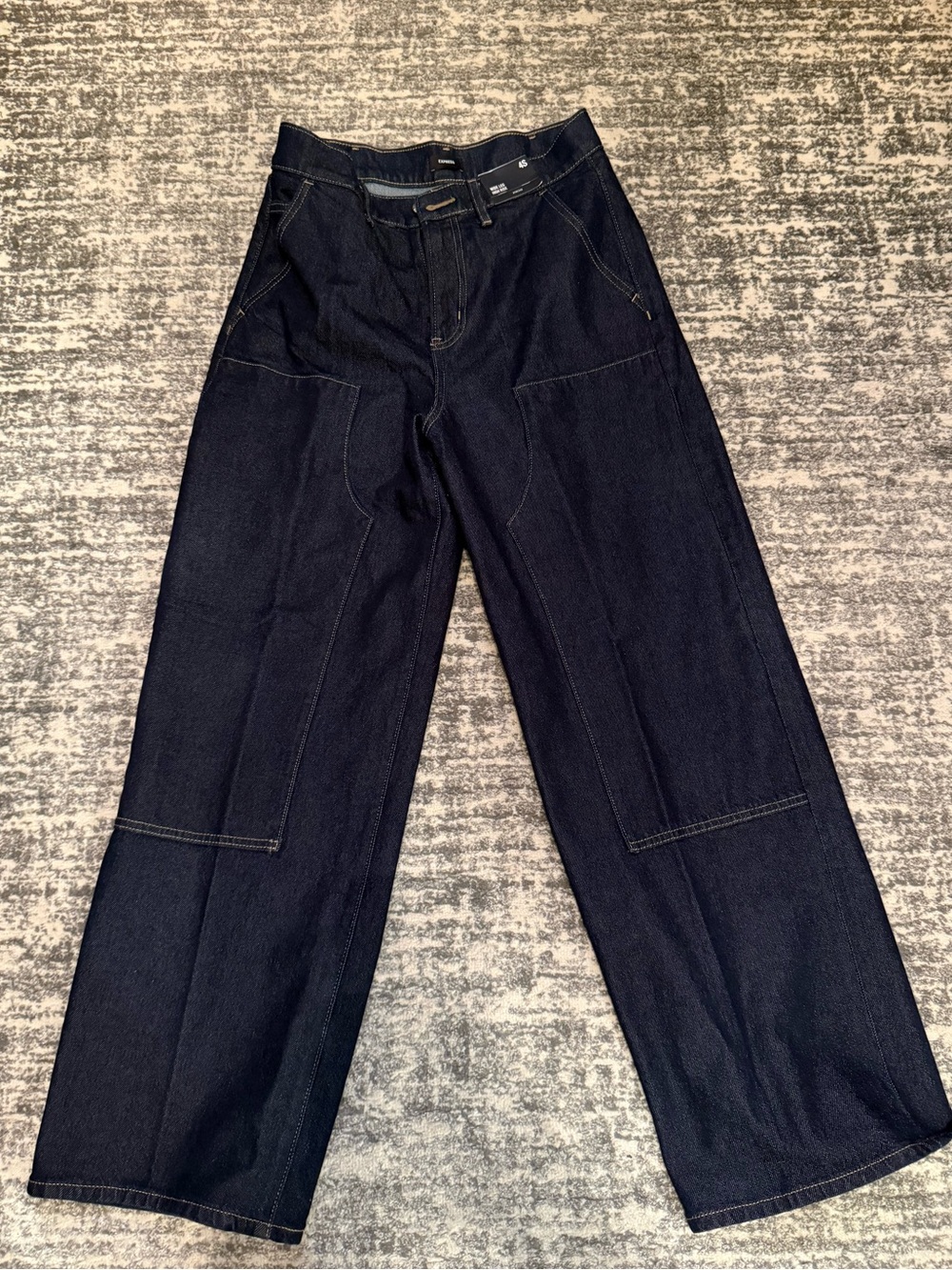 Women’s Express Wide Leg, High Rise 
 Blue Denim